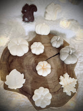 Charger l'image dans la galerie, Bougie petit citrouille blanche et doré / Parfum au choix